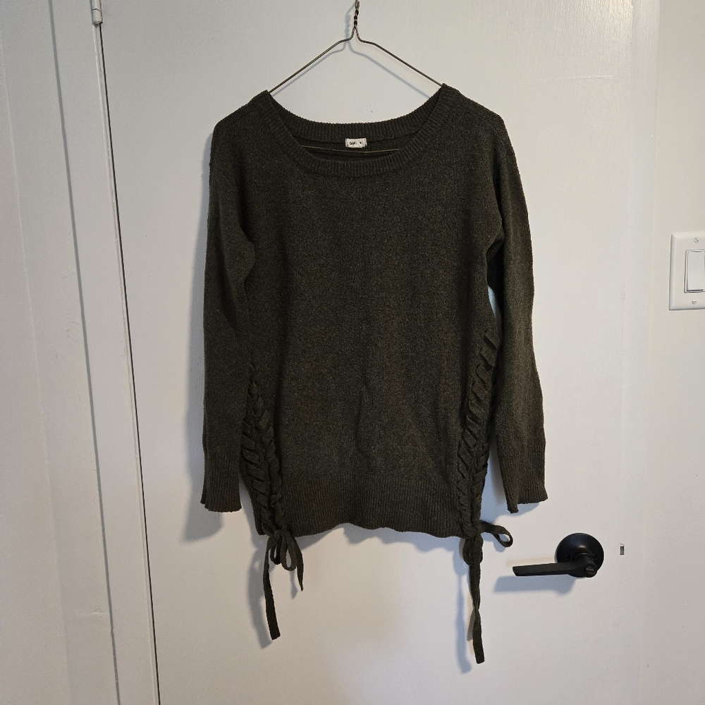Dark Olive Knit Sweater